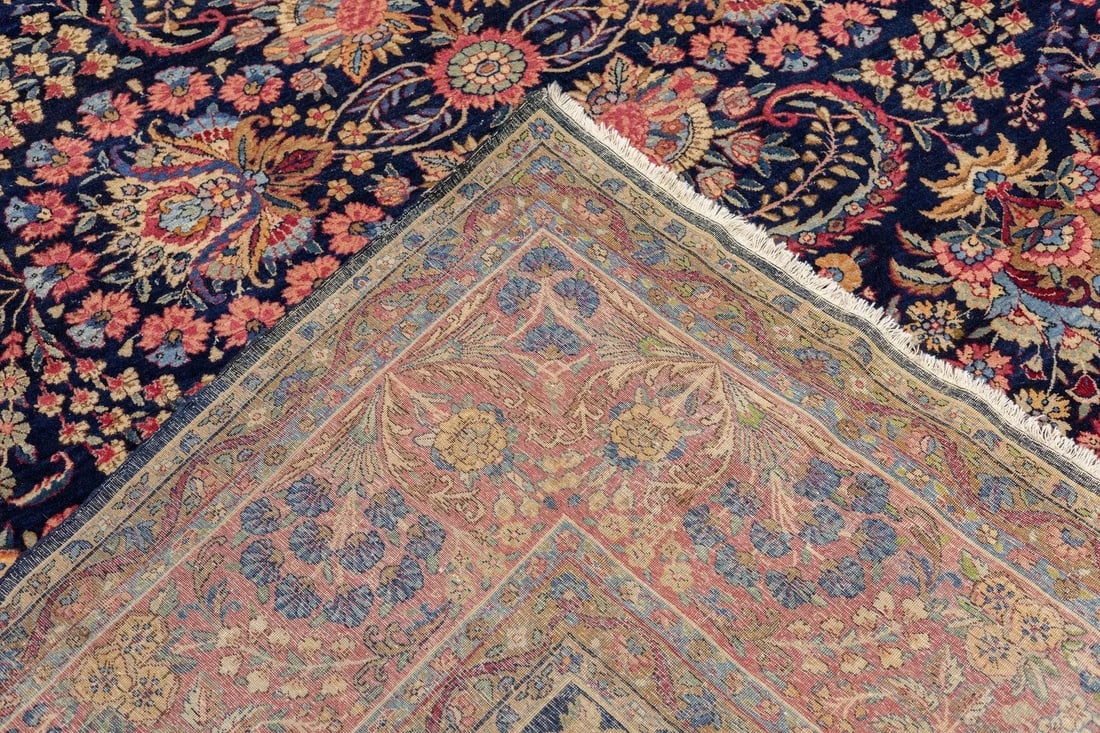 Antique Persian Kerman Rug 10'1'' x 14'3'' - 3
