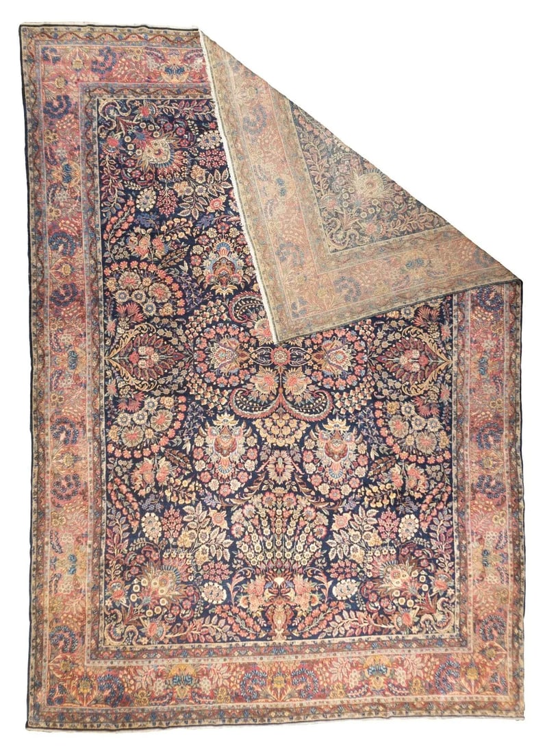 Antique Persian Kerman Rug 10'1'' x 14'3'' - 5