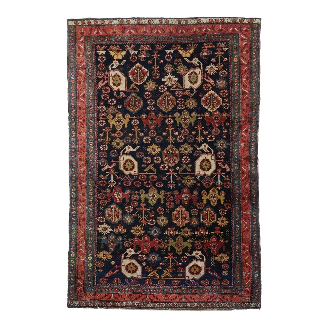 Antique Bidjar Rug 4'2'' x 6'6'' (1 of 11)