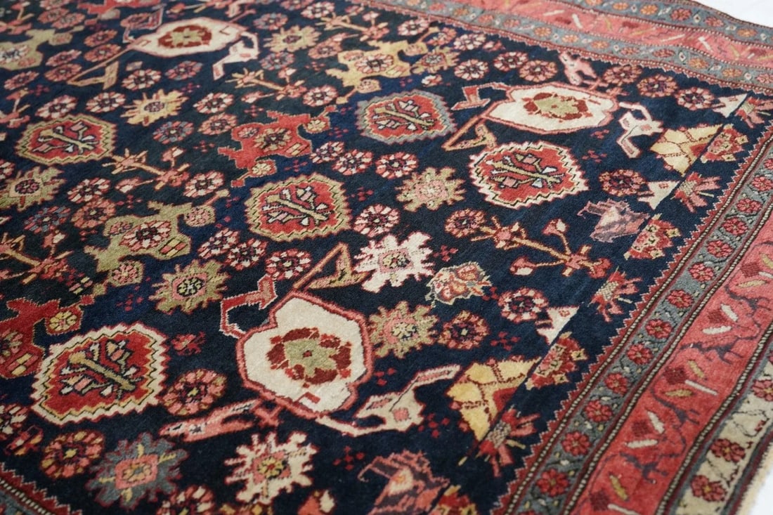 Antique Bidjar Rug 4'2'' x 6'6'' - 8