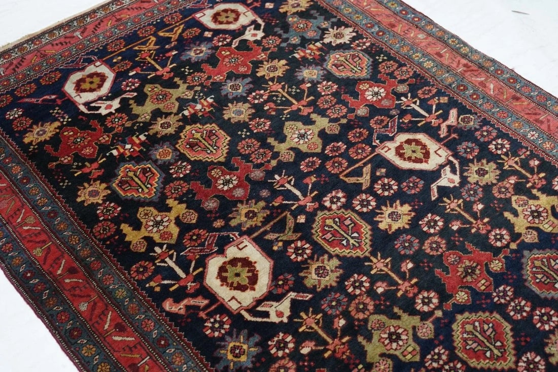 Antique Bidjar Rug 4'2'' x 6'6'' - 9