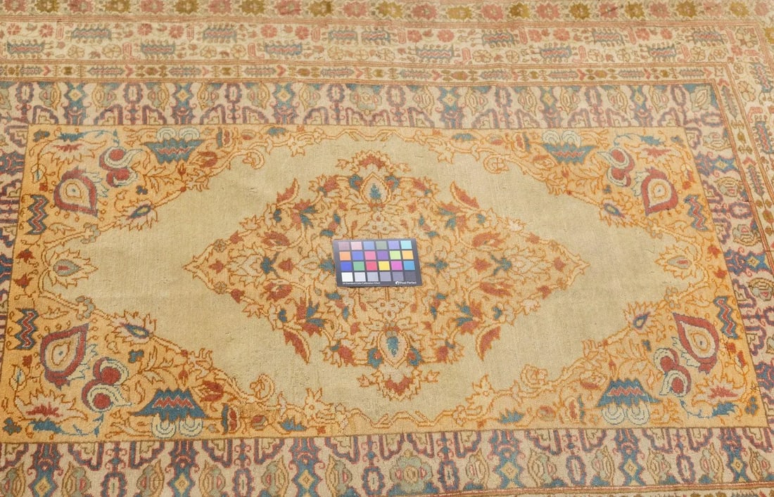 Late 18th Century Antique Haji Jalili Tabriz Rug 4'7'' x 6'5'' - 2