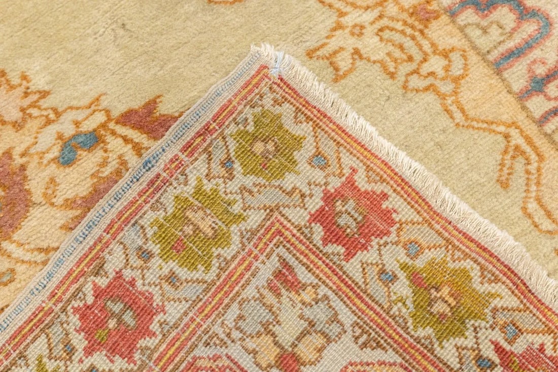 Late 18th Century Antique Haji Jalili Tabriz Rug 4'7'' x 6'5'' - 4
