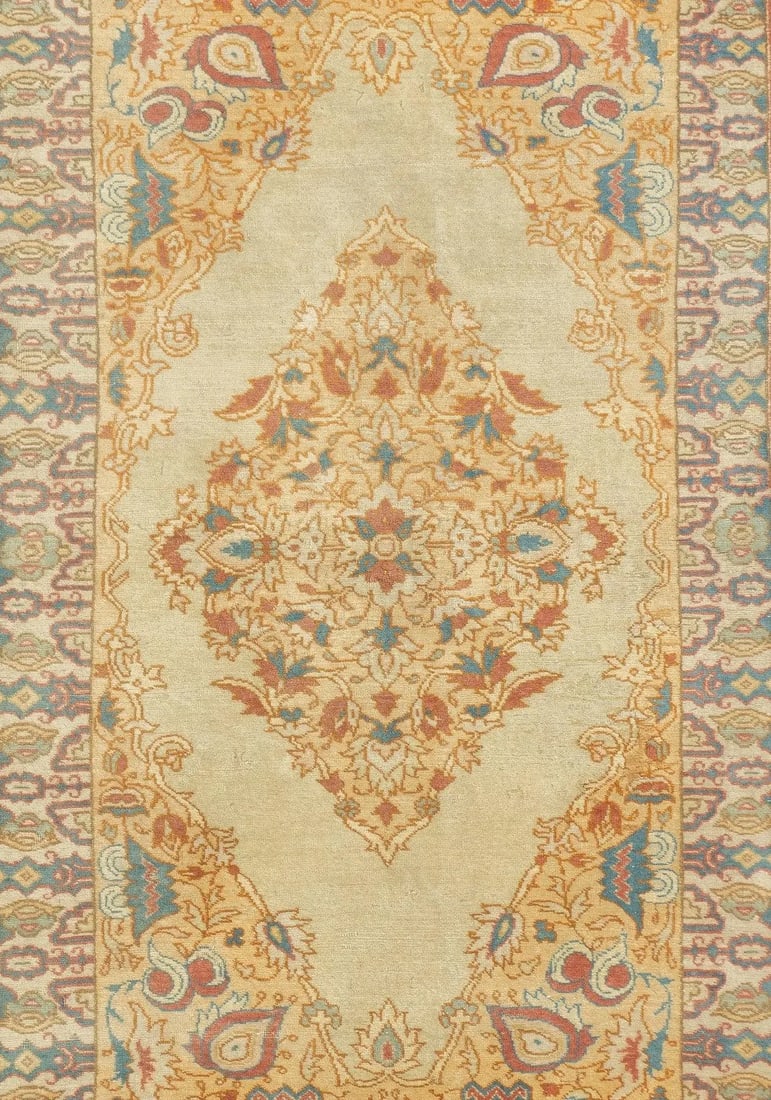 Late 18th Century Antique Haji Jalili Tabriz Rug 4'7'' x 6'5'' - 6