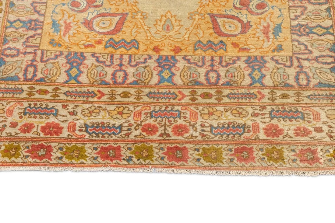 Late 18th Century Antique Haji Jalili Tabriz Rug 4'7'' x 6'5'' - 8