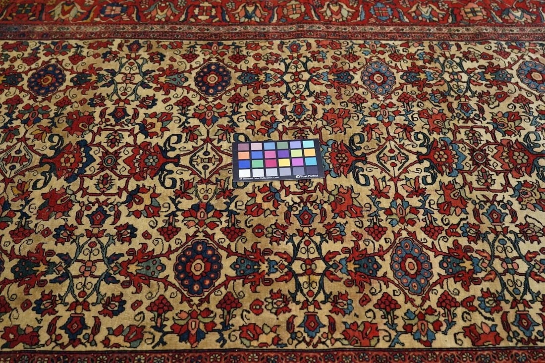 Late 18th Century Antique Farahan Sarouk Rug 4'3'' x 6'2'' - 10
