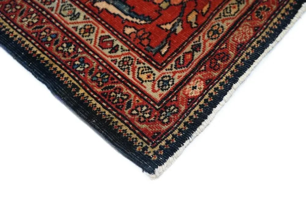 Late 18th Century Antique Farahan Sarouk Rug 4'3'' x 6'2'' - 5