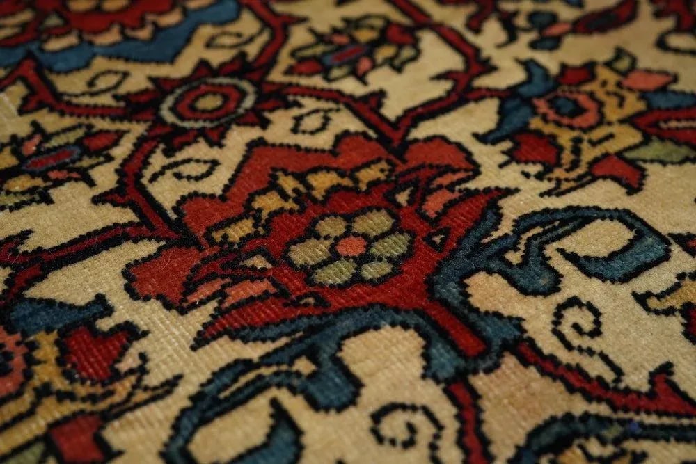 Late 18th Century Antique Farahan Sarouk Rug 4'3'' x 6'2'' - 9