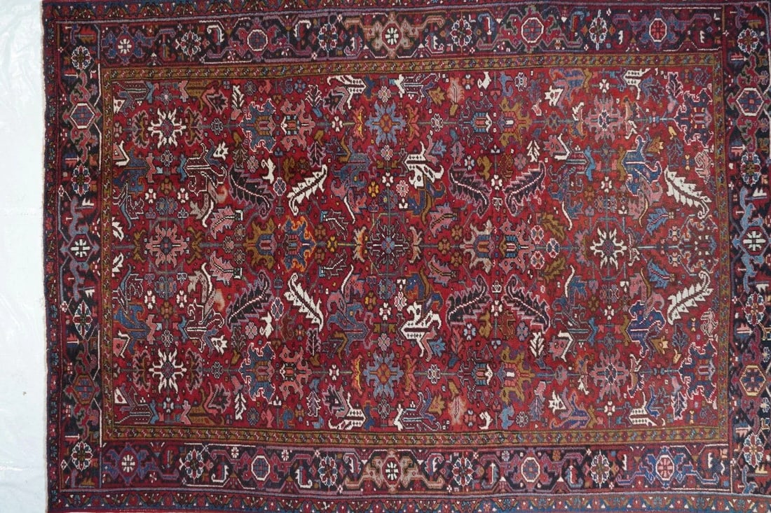 Vintage Heriz Rug 8'1'' X 11'3'' - 3