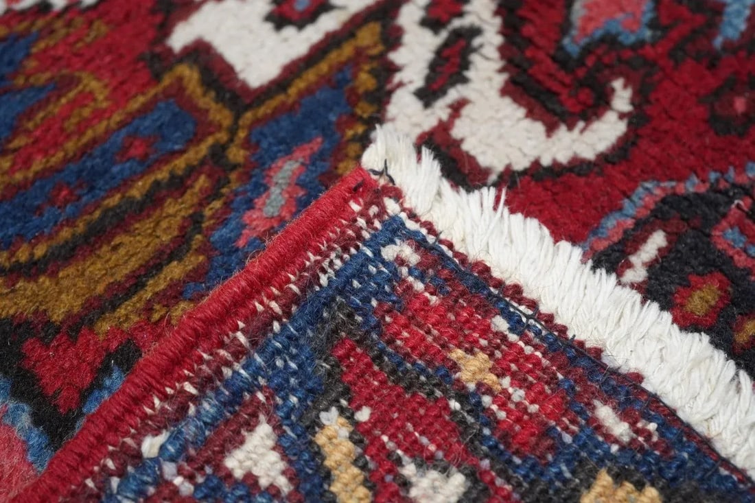 Vintage Heriz Rug 8'1'' X 11'3'' - 5