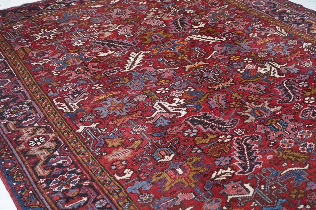 Vintage Heriz Rug 8'1'' X 11'3'' - 8