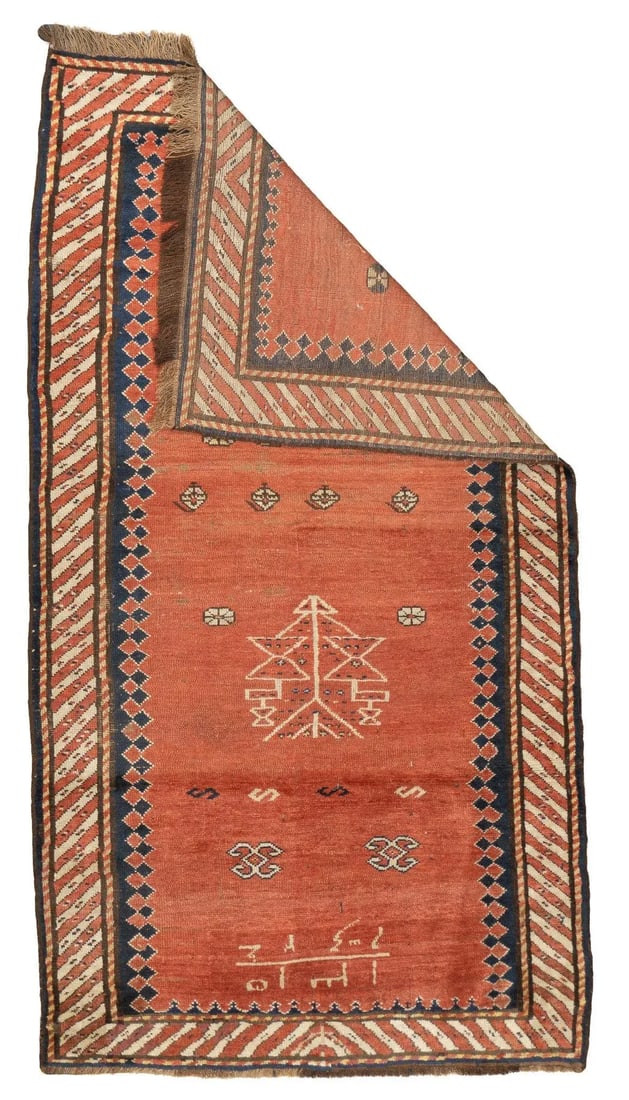 Late 18th Century Antique Caucasian Kazak Rug 3'9'' x 6'10'' - 2