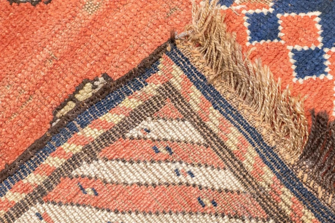 Late 18th Century Antique Caucasian Kazak Rug 3'9'' x 6'10'' - 6