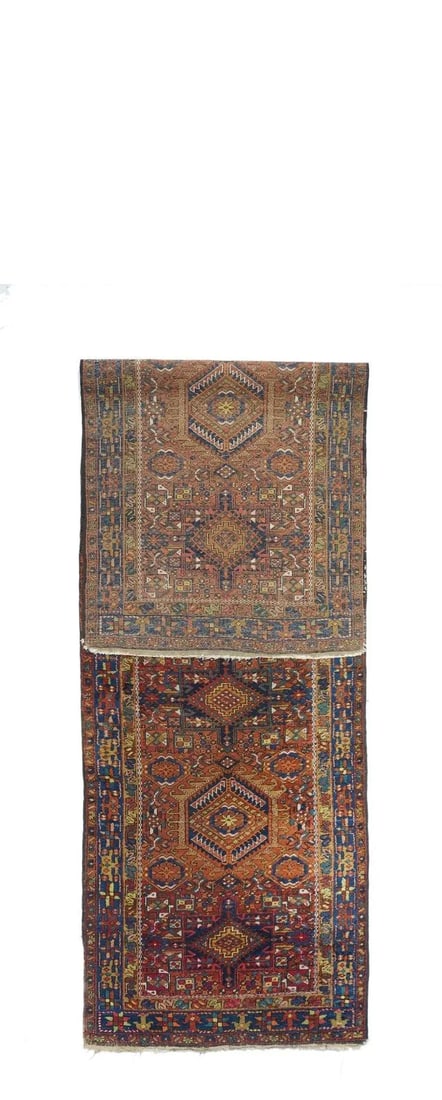 Vintage Karajeh Runner 3'4'' X 11'4'' - 2