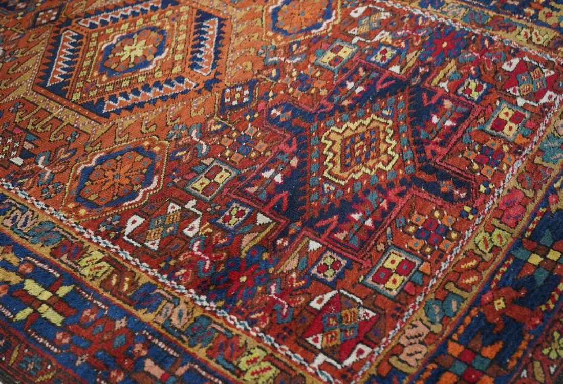 Vintage Karajeh Runner 3'4'' X 11'4'' - 5