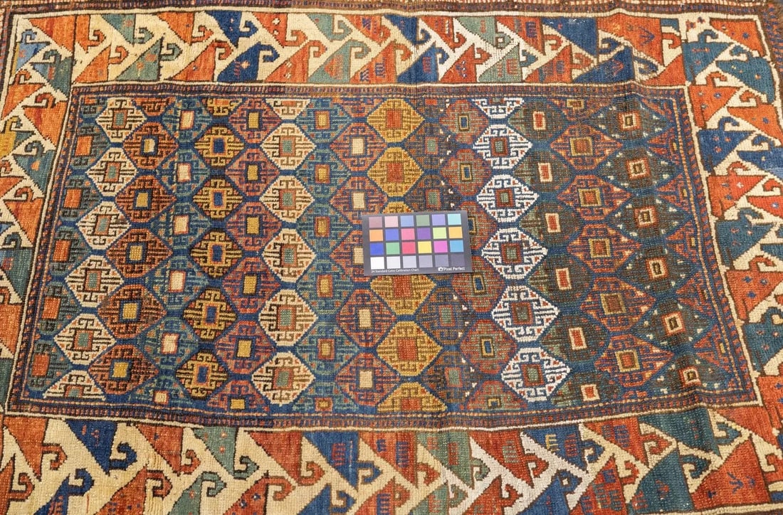 Late 18th Century Antique Kazak Rug 3'1'' x 4'3'' - 6