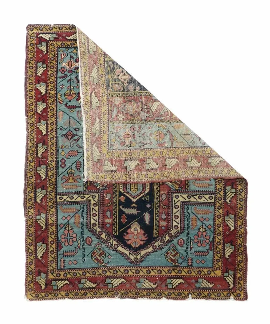 Antique Shirvan Rug 2'11'' x 3'9'' - 4