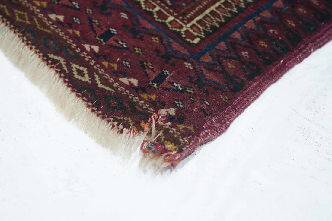 Antique Yamud Rug 2'6'' x 5'0'' - 3