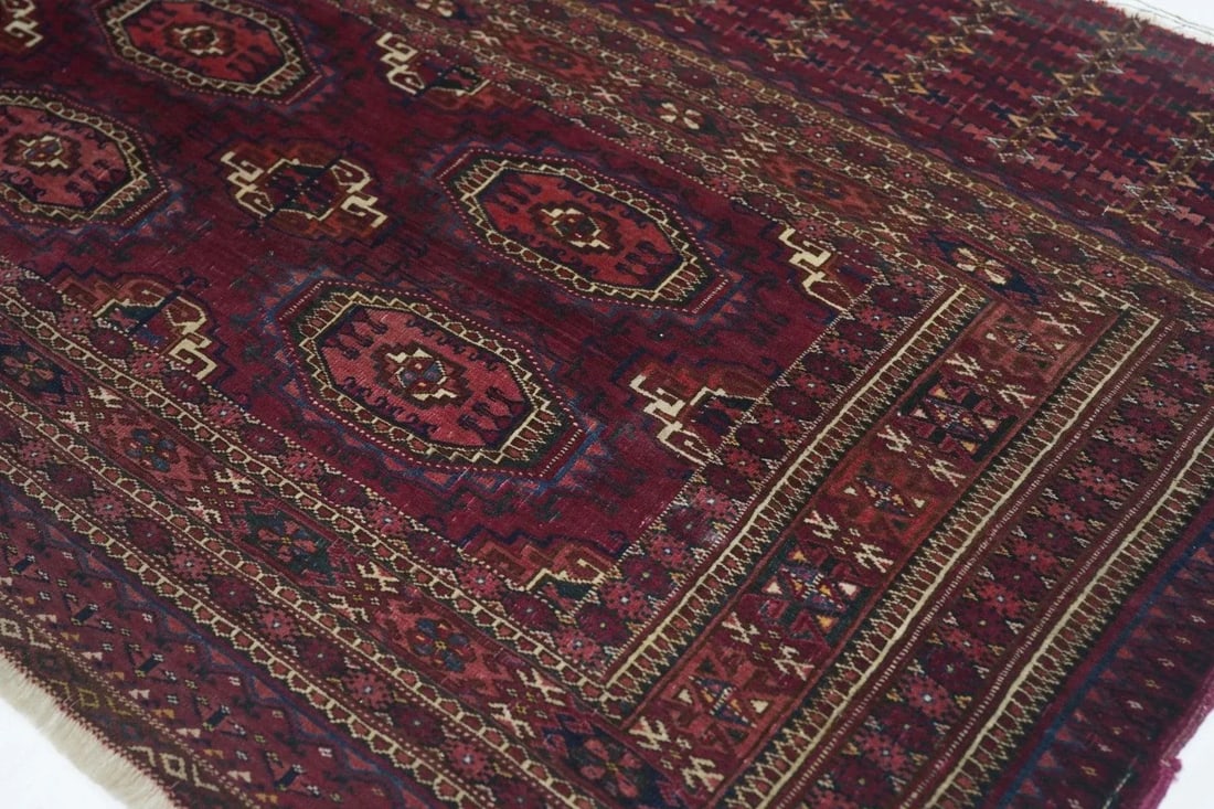 Antique Yamud Rug 2'6'' x 5'0'' - 5