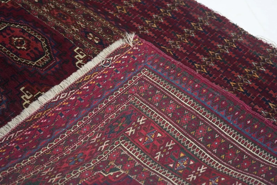 Antique Yamud Rug 2'6'' x 5'0'' - 9