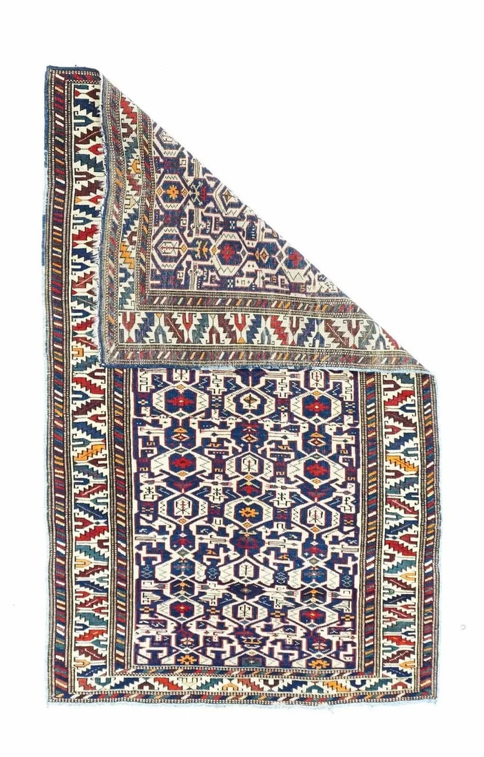 Antique Konaghand Rug 2'7'' x 4'8'' - 2