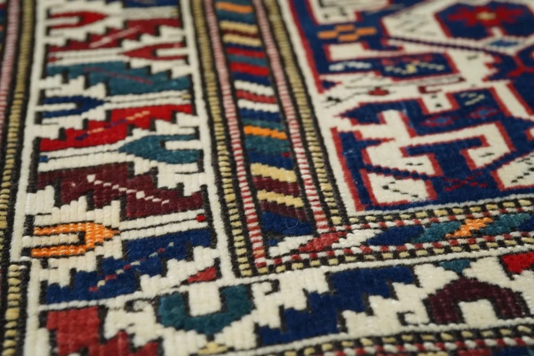 Antique Konaghand Rug 2'7'' x 4'8'' - 4
