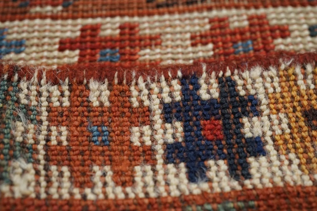 Antique Kazak Rug 3'5'' x 4'0'' - 12