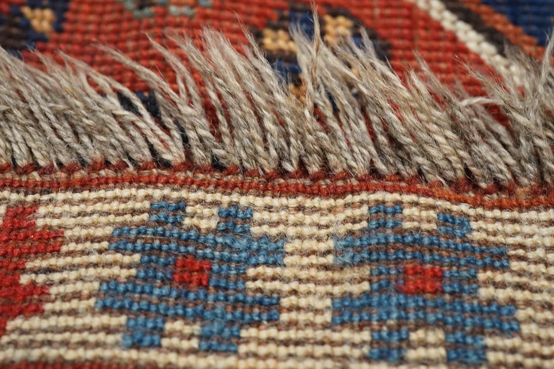 Antique Kazak Rug 3'5'' x 4'0'' - 3