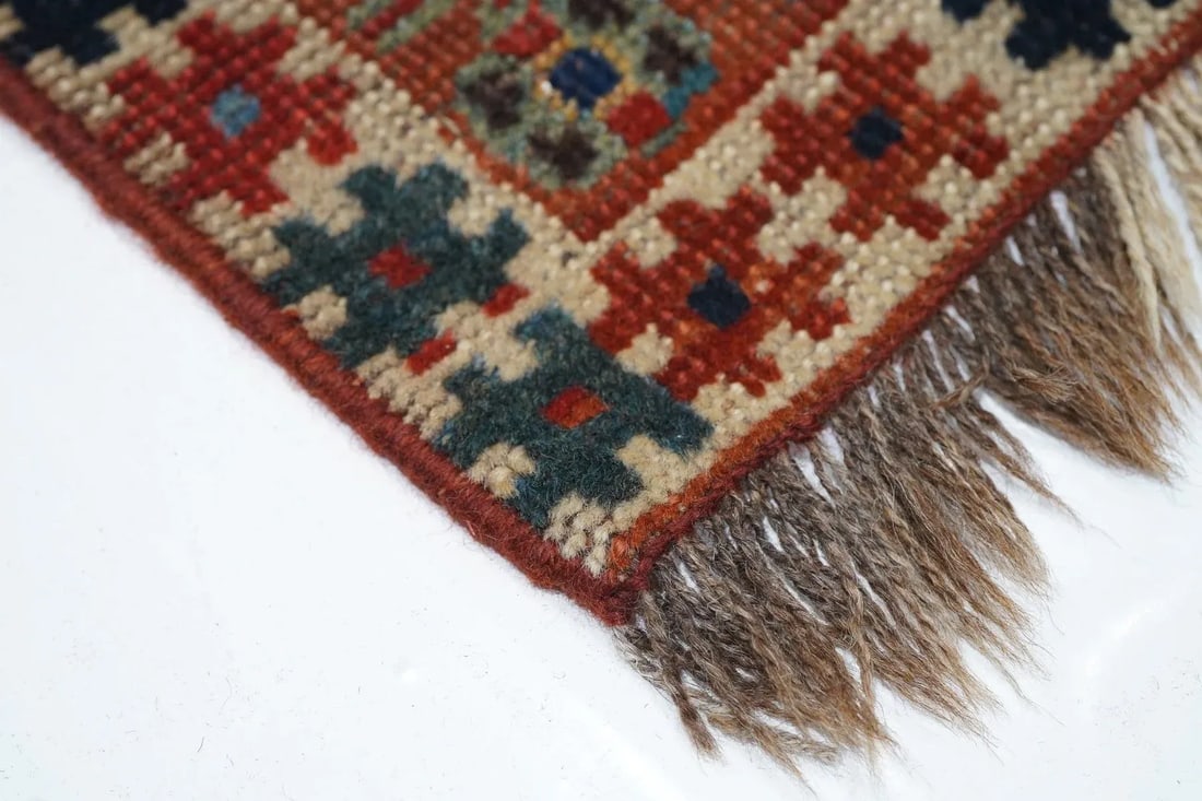 Antique Kazak Rug 3'5'' x 4'0'' - 6