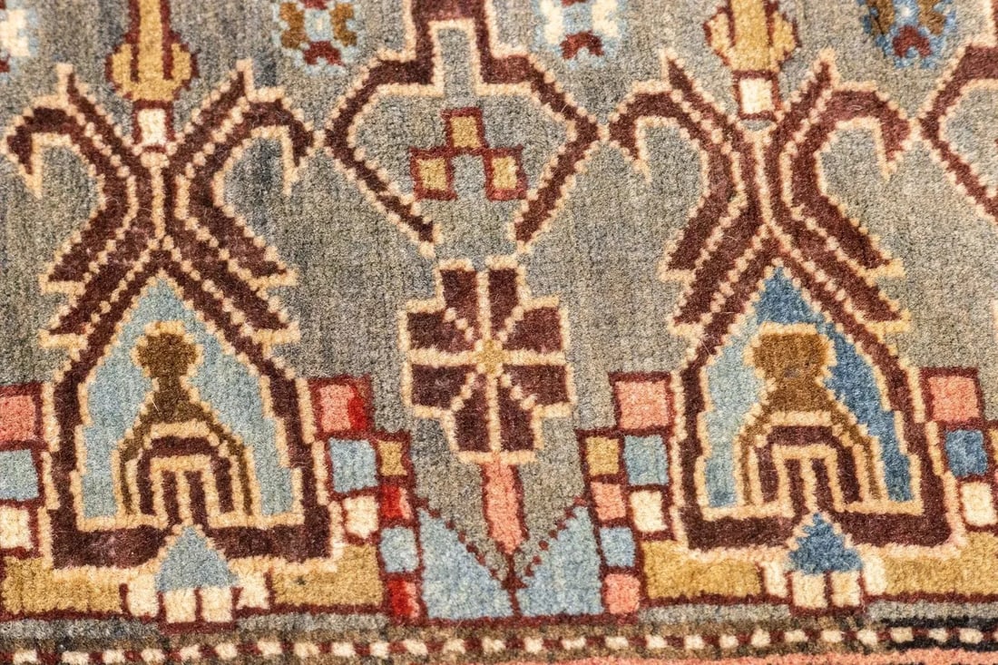 Antique Caucasian Karabaugh Rug 3'9'' x 5'9'' - 4