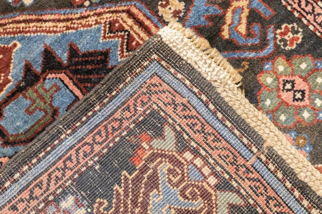 Antique Caucasian Karabaugh Rug 3'9'' x 5'9'' - 7