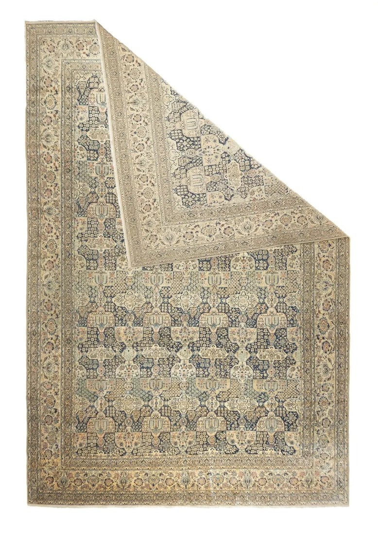 Extremely Fine Persian Habibian Wool and Silk Rug 10'10'' X 16'5'' - 2