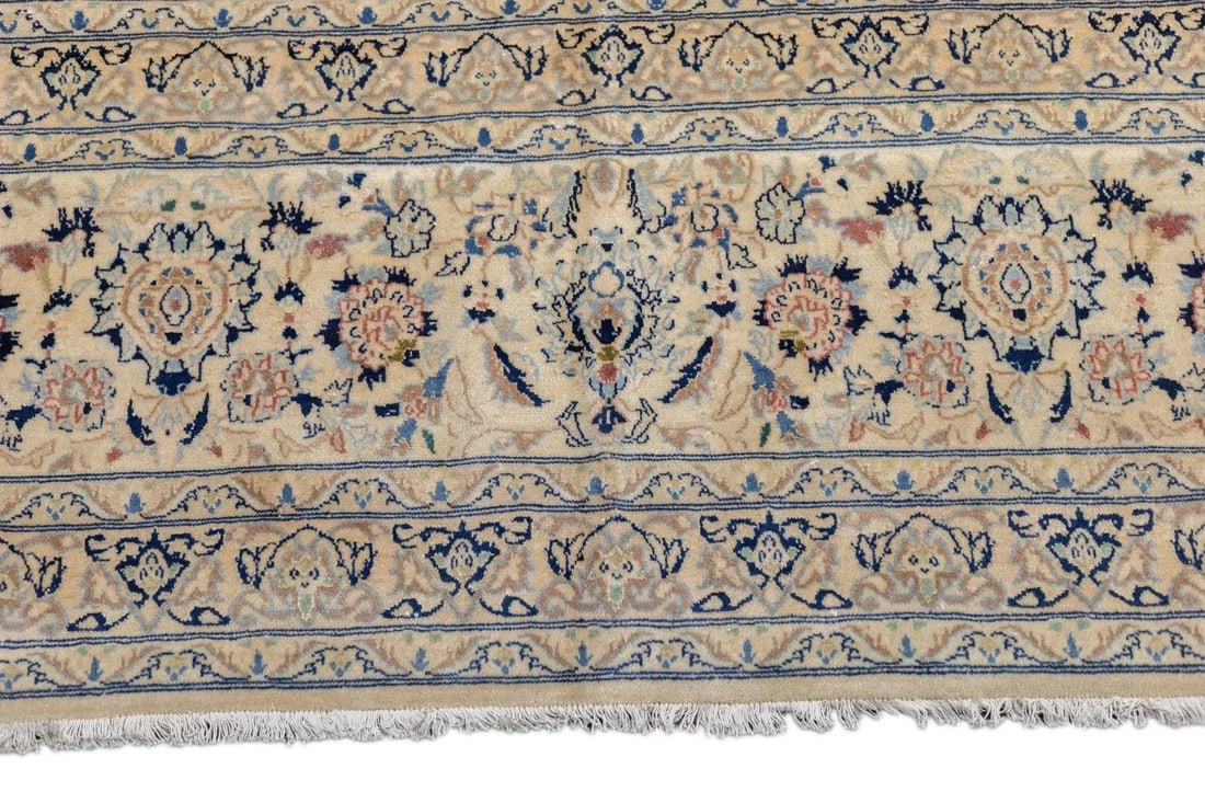 Extremely Fine Persian Habibian Wool and Silk Rug 10'10'' X 16'5'' - 8