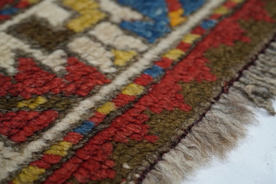 Antique Kazak Rug 4'1'' x 5'8'' - 5