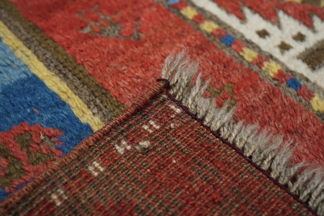 Antique Kazak Rug 4'1'' x 5'8'' - 9