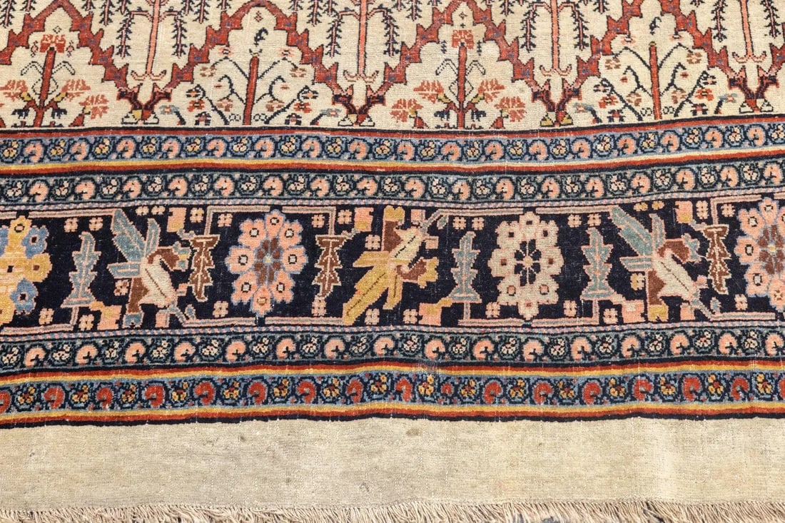 Antique Persian Bidjar Rug 7'9'' X 11'2'' - 10