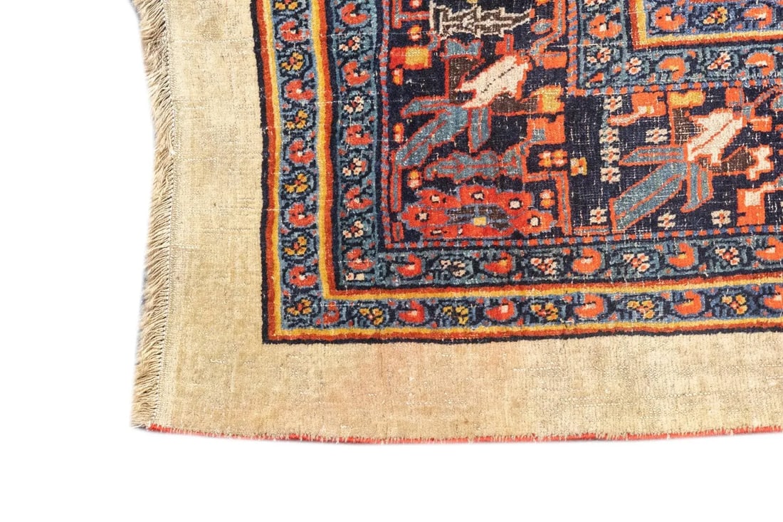 Antique Persian Bidjar Rug 7'9'' X 11'2'' - 11