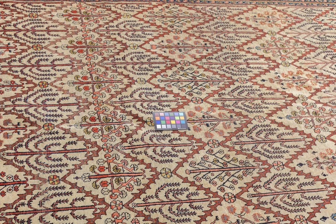 Antique Persian Bidjar Rug 7'9'' X 11'2'' - 2