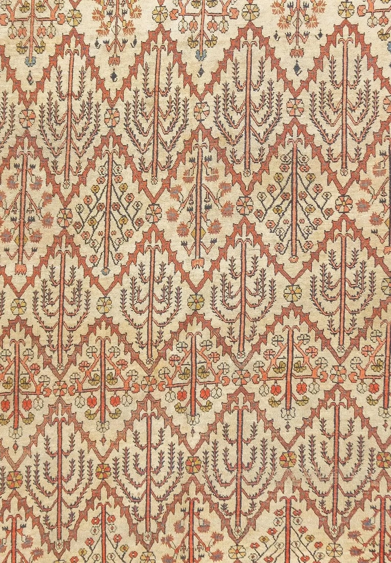 Antique Persian Bidjar Rug 7'9'' X 11'2'' - 6