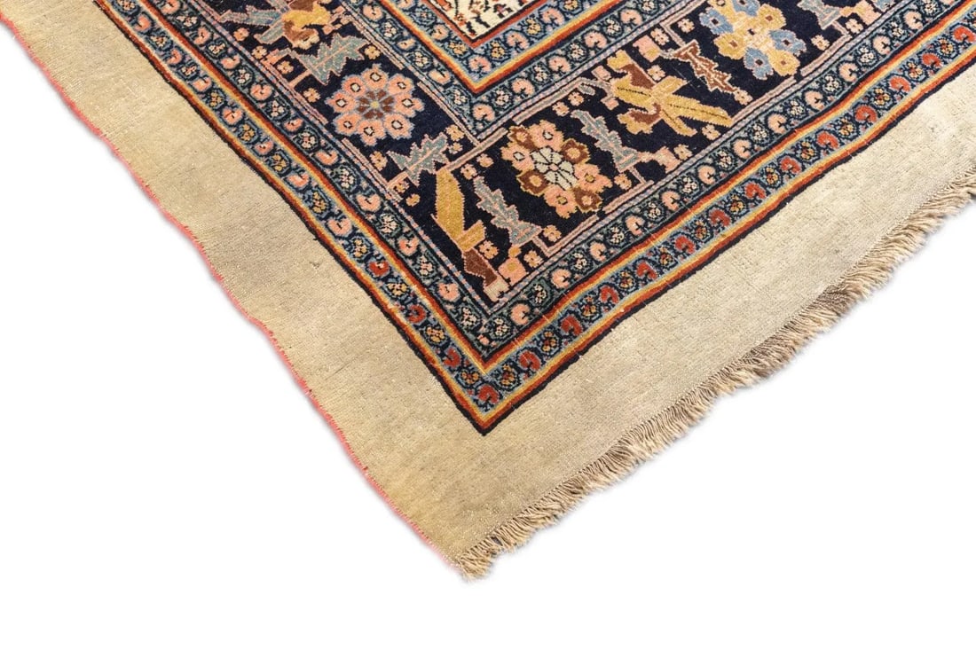 Antique Persian Bidjar Rug 7'9'' X 11'2'' - 7