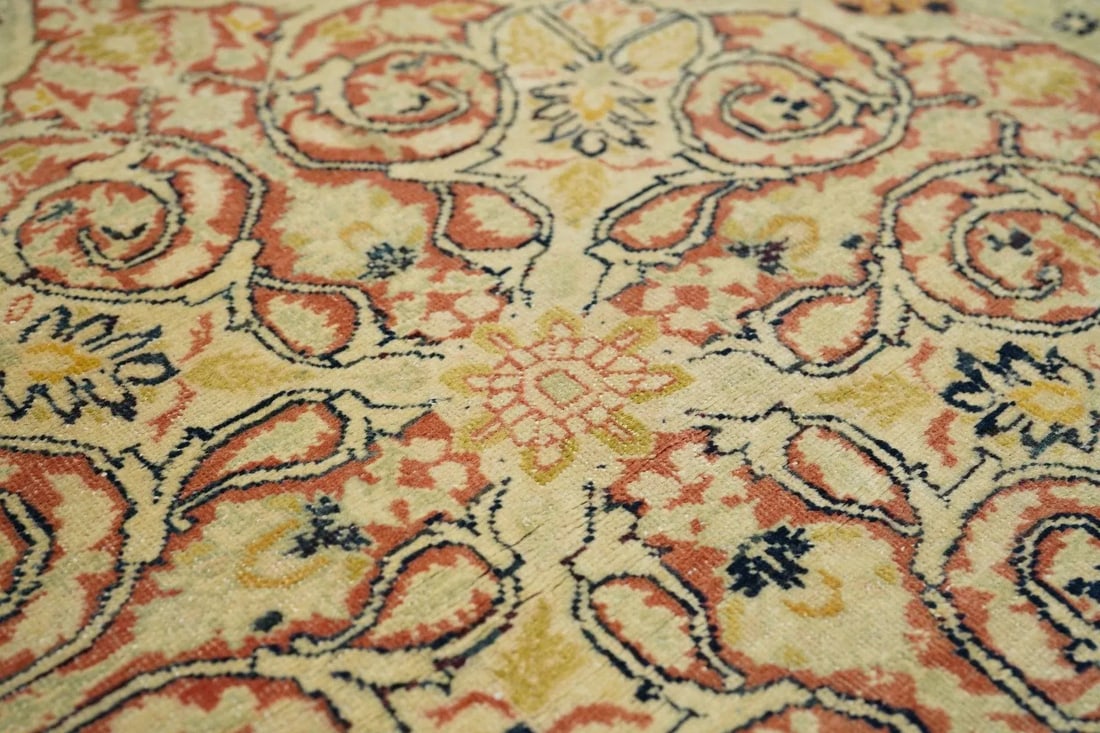 Late 18th Century Antique Tabriz Haji Jalili Rug 4'4'' x 6'4'' - 12