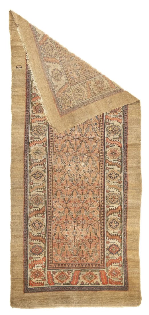 Antique Persian Sarab Rug 4'1'' X 9'3'' - 5