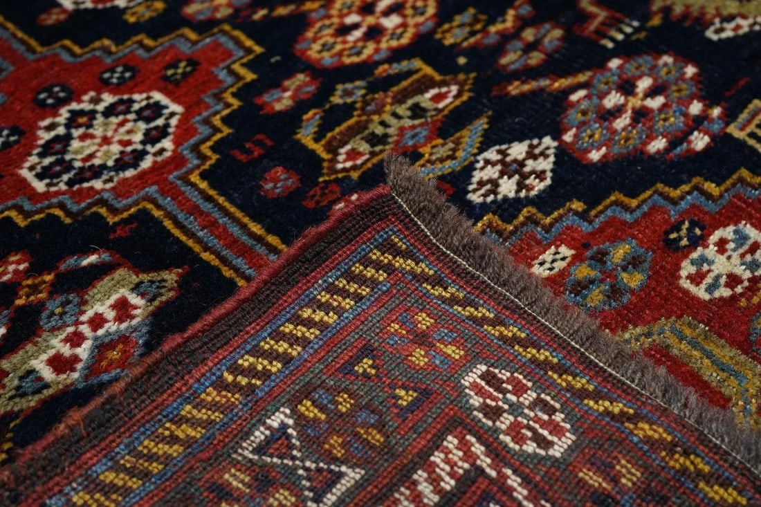 Antique Khamseh Tribal Rug 5'8'' x 9'3'' - 2
