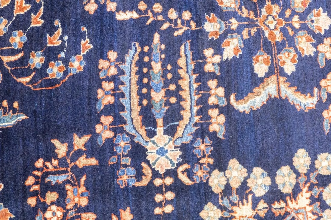 Antique Persian Sarouk Rug 8'8'' x 11'8'' - 11