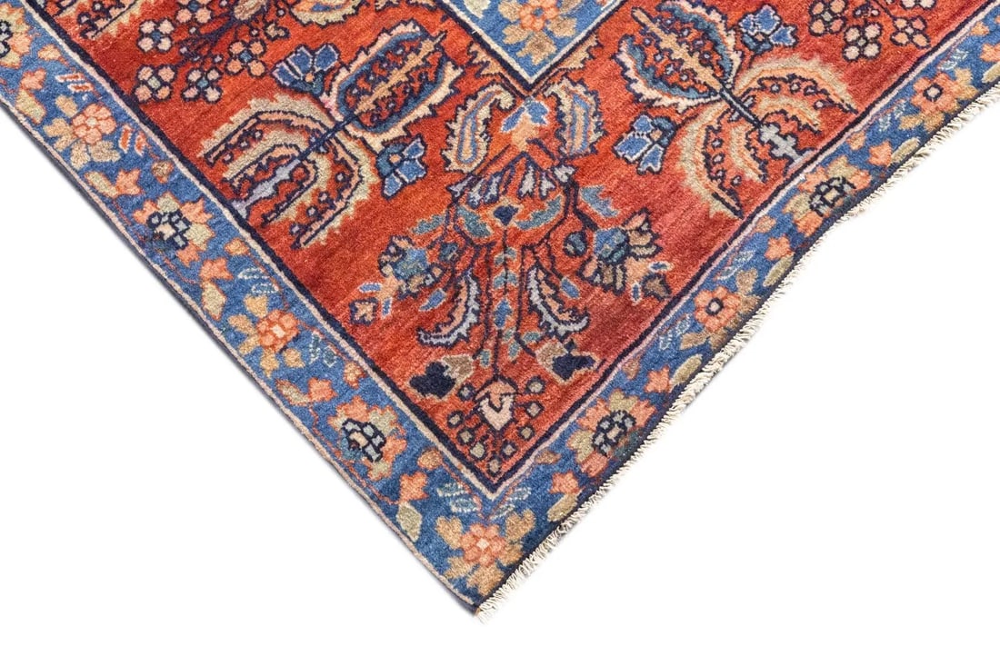 Antique Persian Sarouk Rug 8'8'' x 11'8'' - 7