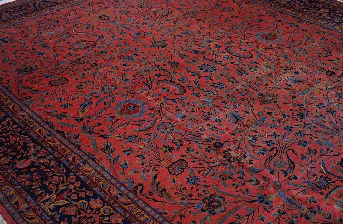Antique Kashan Rug 11'7'' x 15'3'' - 6