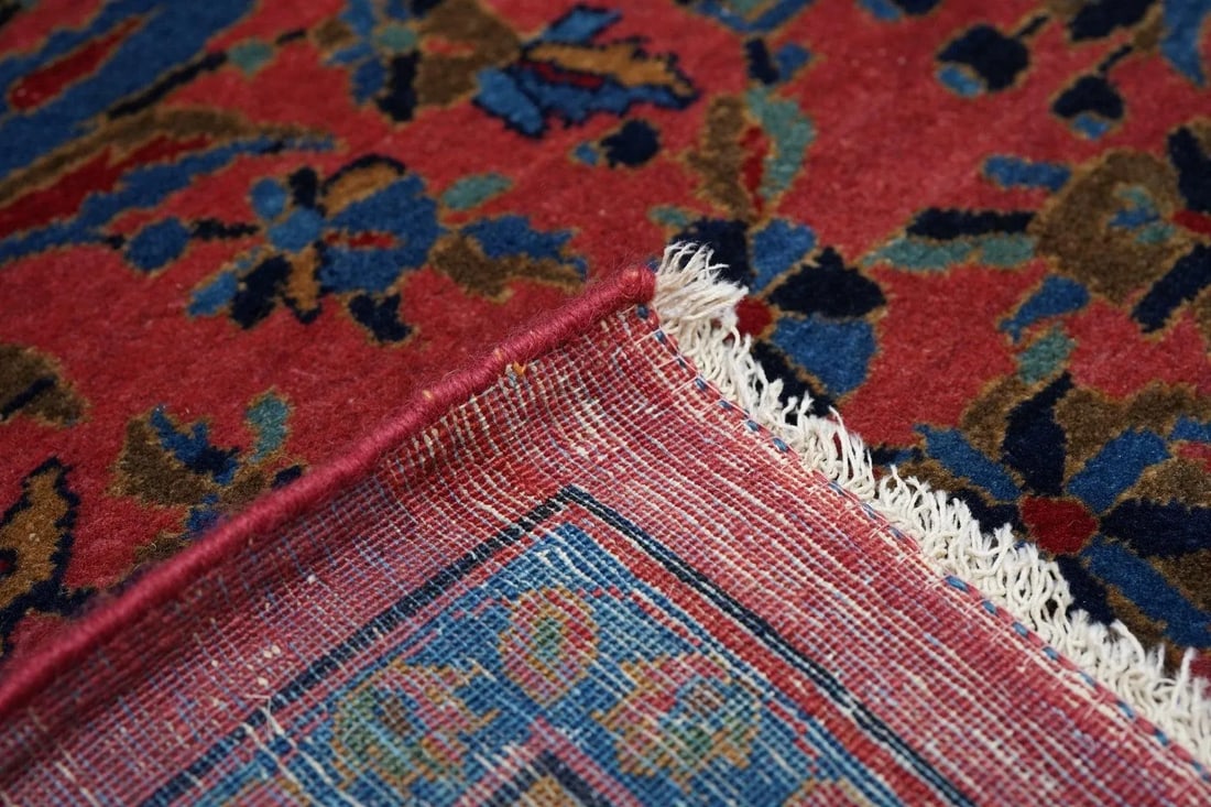 Antique Kashan Rug 11'7'' x 15'3'' - 9