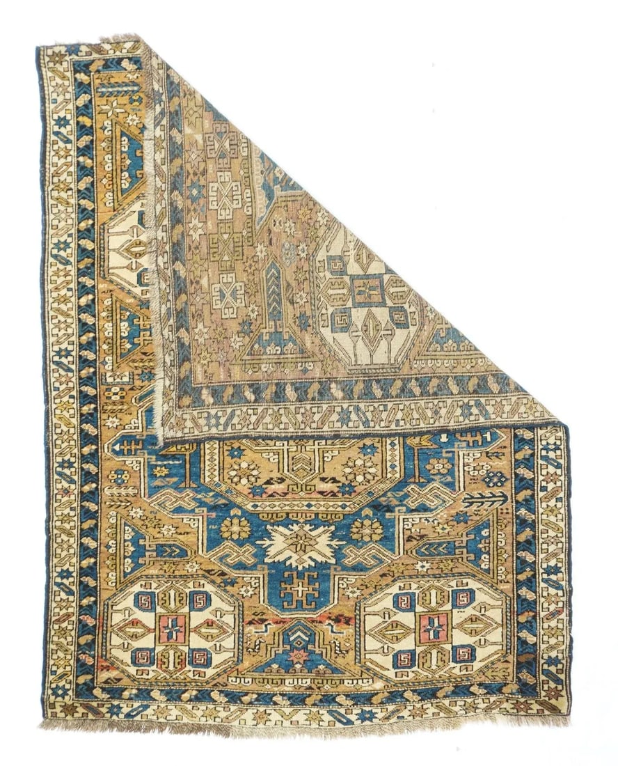 Antique Shirvan Rug 3'10'' x 5'2'' - 5