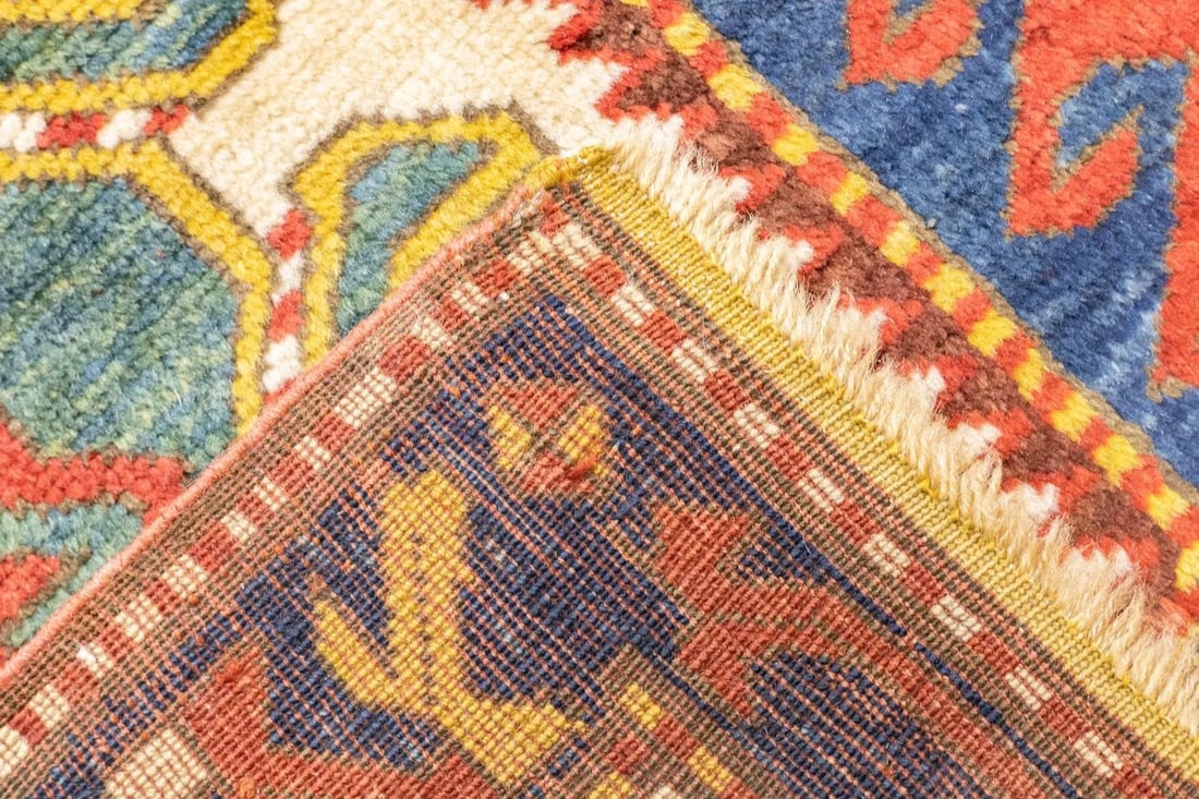 Late 18th Century Antique Caucasian Kazak Rug 5'7'' x 8'0'' - 8