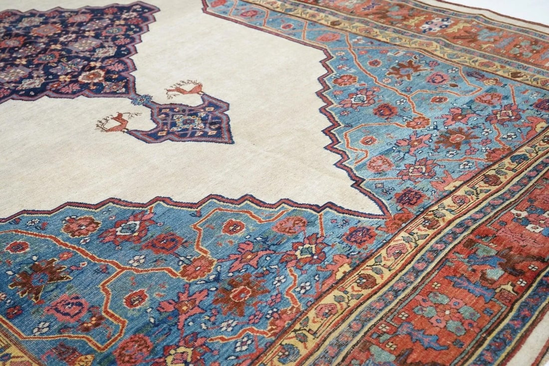 Antique Bidjar Rug 7'8'' x 12'0'' - 8
